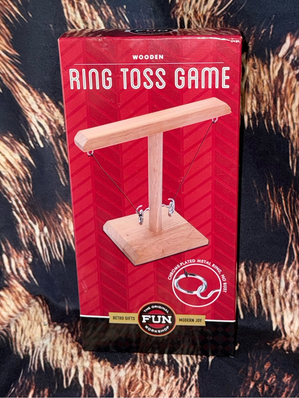 Wooden Ring Toss Game- NEW